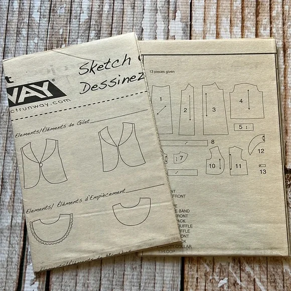 Simplicity Project Runway Uncut Sewing Pattern - Picture 8 of 9